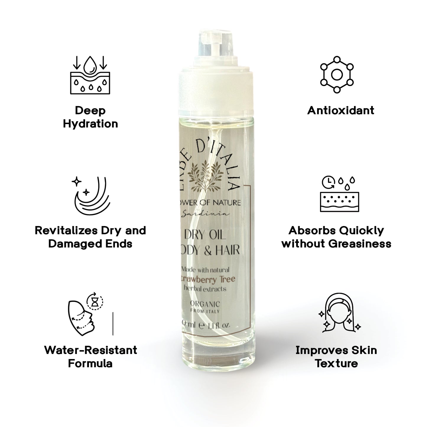 Dry Oil Body and Hair Strawberry Tree, 30 ml